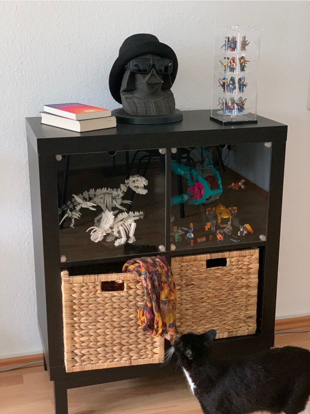 Kundenphoto SKIVA Frontscheibe für 4er IKEA KALLAX Regal Kundenphoto SKIVA Frontscheibe für 4er IKEA KALLAX Regal