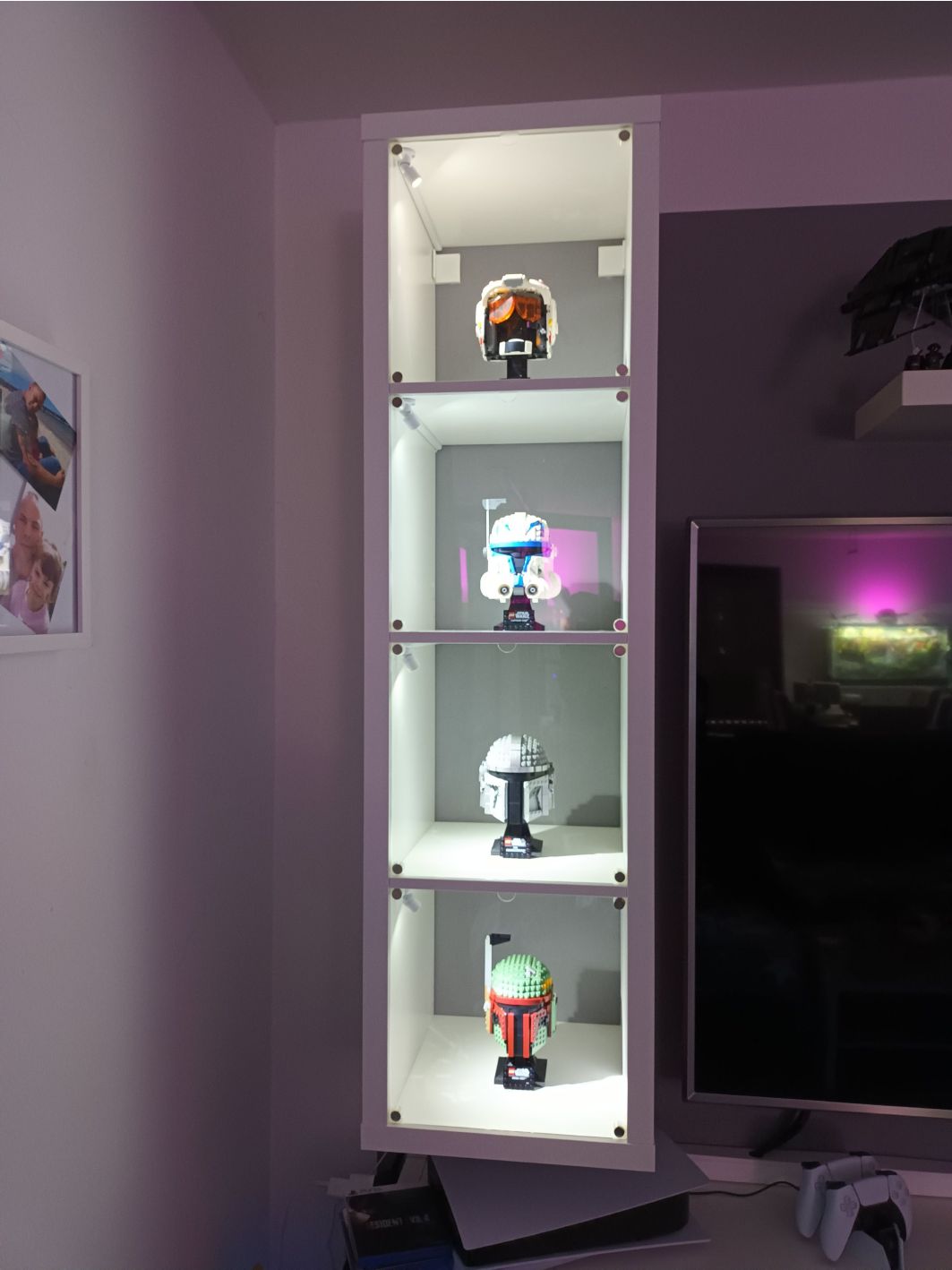 Kundenphoto SKIVA Frontscheibe für 4er IKEA KALLAX Regal Kundenphoto SKIVA Frontscheibe für 4er IKEA KALLAX Regal